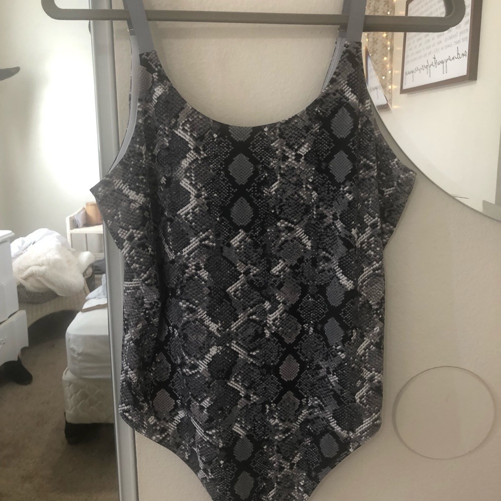 Victoria Secret snake skin body suit/ leotard